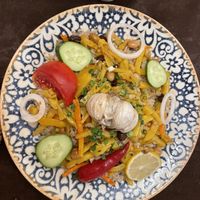 Vegan Pilaf/Plov  at Old City Restaurant in Samarkand
