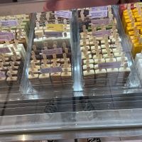 Ice sticks, (vegan options in the right corner)   at Loco Polo in San Sebastian