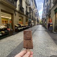 Vegan chocolate   at Loco Polo in San Sebastian