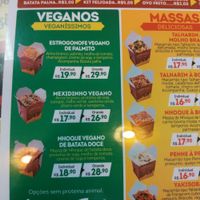 Vegan options at Brasileirinho Delivery in Blumenau