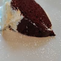 Red velvet cake at VelTree in Charlotte