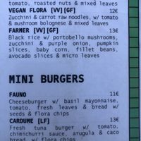 VV = vegan   at Fauna & Flora in Lisbon