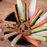 Baba ghanoush at Fauna & Flora in Lisbon