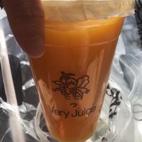 Orange juice   at Very Juice Bar in Brooklyn