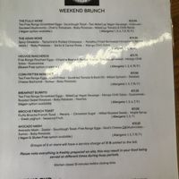 Weekend Brunch Menu  at WokeCup Cafe in Dublin