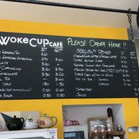 Coffee Menu  at WokeCup Cafe in Dublin