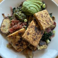 Phoenix potatoes (vegan version) - so good!   at Cafe Phoenix in Arcata