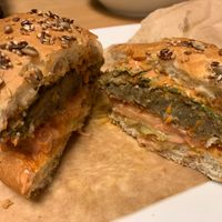 Lentil Patty with vegan curry sauce! at 1885 in Bremen