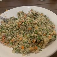 Cold quinoa veggie salad   at La Cocina in Samaipata