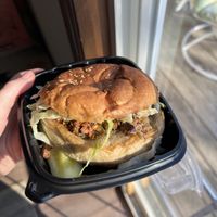 Quinoa burger  at Provisions in Ames