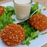 Falafeln at Zaatar Lebanese Syrian Cuisine in Ayia Napa