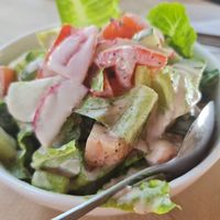 Fattous tahina at Zaatar Lebanese Syrian Cuisine in Ayia Napa