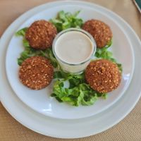 Falafel at Zaatar Lebanese Syrian Cuisine in Ayia Napa