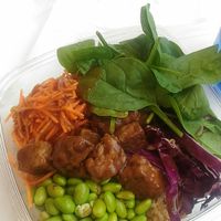 Vegan Bali bowl. Love that they have tempeh at Cultures in Halifax