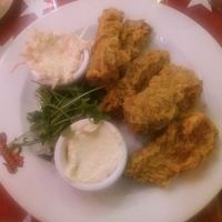 Chick hun strips with garlic mayo and slaw at Thunder Road Cafe in Dublin