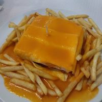 Francesinha vegan at Pimenta Doce in Viana Do Castelo