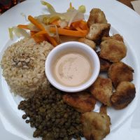 Poulet végétal at Veget'Halles in Paris