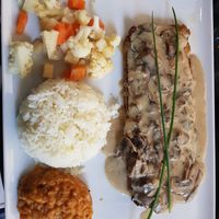 Escalope de seitan at Veget'Halles in Paris
