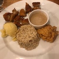 poulet végétal sauce échalote  at Veget'Halles in Paris