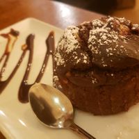 Chocolate cake at Veget'Halles in Paris