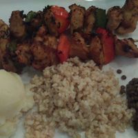 Kebab brochette  at Veget'Halles in Paris