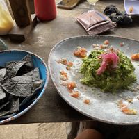 Guacamole (110pesos)  at Barba Negra in Holbox