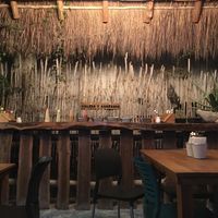 Sauces bar at Barba Negra in Holbox