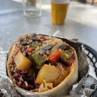 Vegan Burrito   at Hissy Fits Cafe in Tamworth