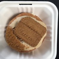 Lotus vegan doughnut  at Glazed in Bournemouth