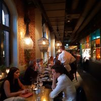 The restaurant  at NENI in Hamburg