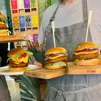 The amazing burgers!  at Happy Food and Health  in Rotterdam