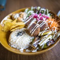 Warm Bowl with Köfte  at Happy Food and Health  in Rotterdam
