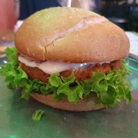 Heerlijk hell burger at Happy Food and Health  in Rotterdam