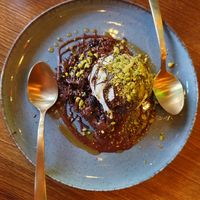 hot brownie with nicecream at Happy Food and Health  in Rotterdam
