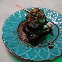 Hot brownie at Happy Food and Health  in Rotterdam