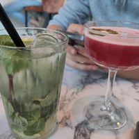 Virgin Mojito (left) and Wild Forest (right) at Happy Food and Health  in Rotterdam