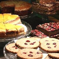 Sweet desserts and cookies, straight from the oven!  at Happy Food and Health  in Rotterdam