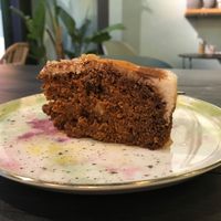 Carrot cake (Recommended!!) at Happy Food and Health  in Rotterdam