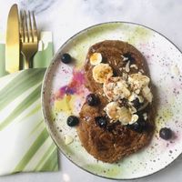 Blueberries pancakes  at Happy Food and Health  in Rotterdam