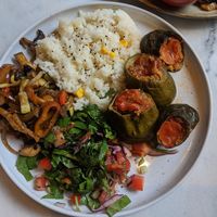 stuffed zucchini at Happy Food and Health  in Rotterdam