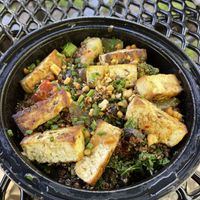 Vegan dragon bowl  at Pressed Cafe in Nashua