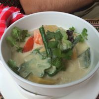 coconut curry  at The Moon - Old Bagan in Bagan