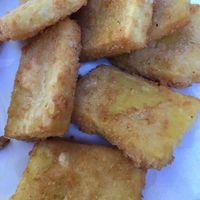 Fried Shan tofu at The Moon - Old Bagan in Bagan