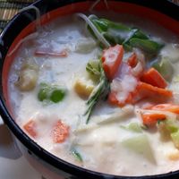 VegetableCoconutSoup at The Moon - Old Bagan in Bagan