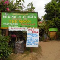Sign  at The Moon - Old Bagan in Bagan