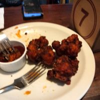 Buffalo cauliflower wings at The New Crown in South Shields