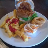 Moving mountains B12 burger at The New Crown in South Shields