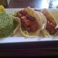 Buffalo cauliflower tacos I at The New Crown in South Shields