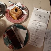 Up: apple pie cake, Down: chocolate cake at Isabella Glutenfree Pâtisserie - Calwerstr in Stuttgart