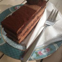 Delicious vegan chocolate cake  at Isabella Glutenfree Pâtisserie - Calwerstr in Stuttgart